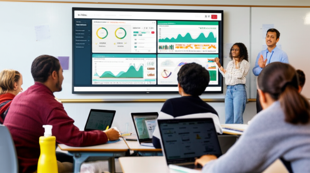 AIClass.life platform in action within a modern classroom setting